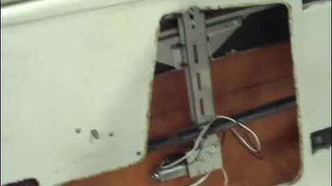 Electric window installation