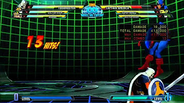 MvC3: Taskmaster - Combo 04 - Swing Fiend!