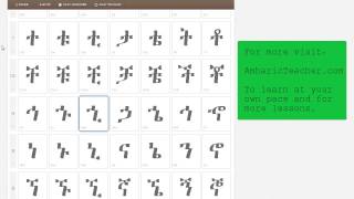 Learn Amharic Alphabets screenshot 4