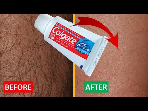 How to Make a Hair Removal Cream Using Toothpaste at Home