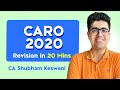 Caro 2020 revision in 20 mins  ca final  inter  ca shubham keswani air 8