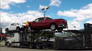 AUTO TRANSPORT CARRIER: GM DEALERSHIP UNLOAD / 2022 CHEVROLET, GMC &amp; BUICK VEHICLES / EP #15