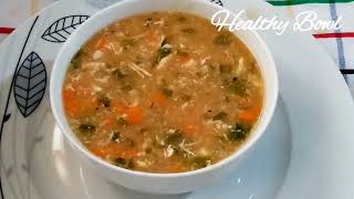 Delicious Chicken Soup Recipe/How to make Chicken Vegetable Soup at Home.