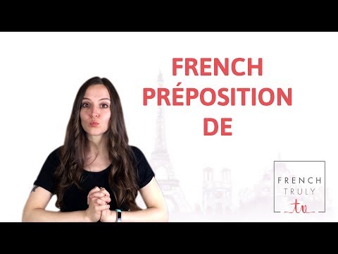 French Préposition DE