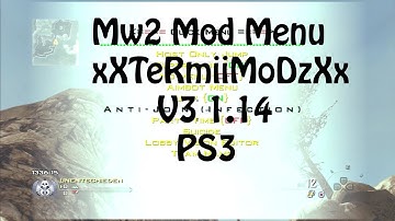 [MW2/PS3] xXTeRmiiMoDzXx v3 1.14 Mod Menu
