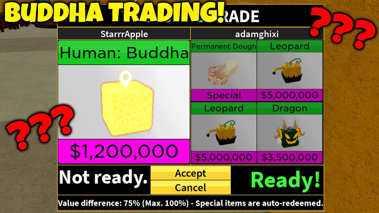 What People Trade For Buddha? Trading Buddha in Blox Fruits *UPDATED* 