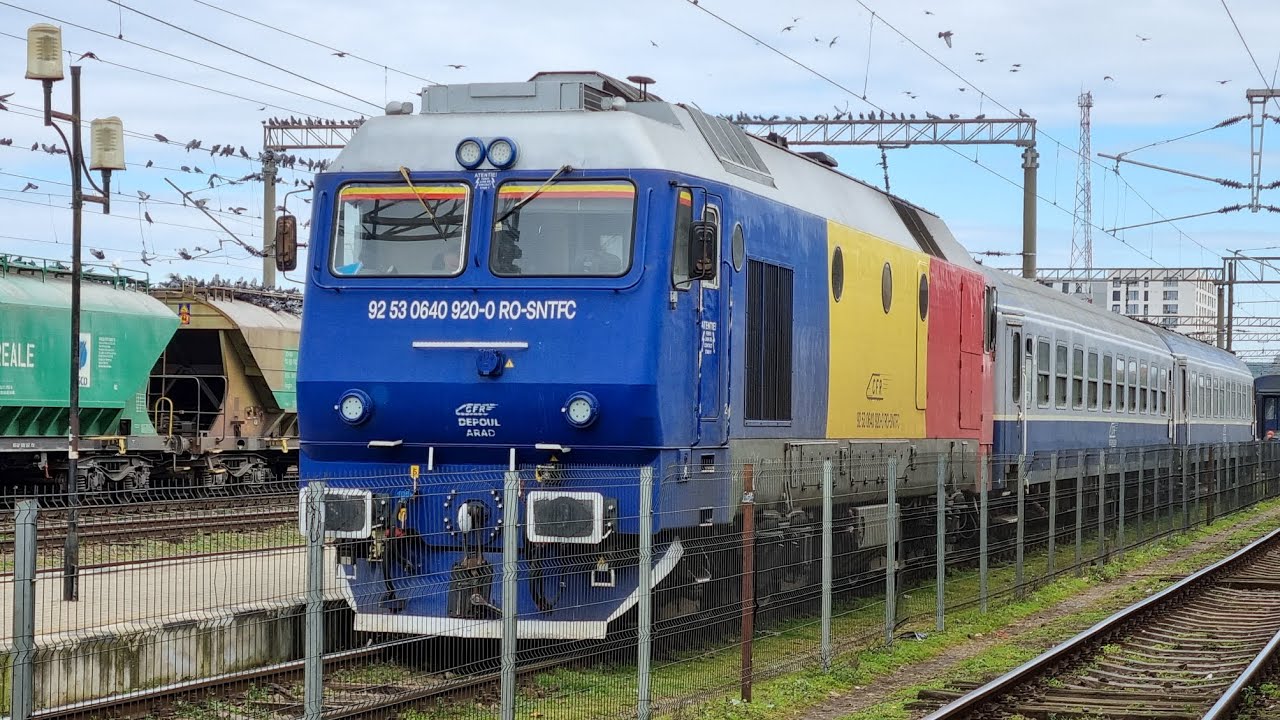 Locomotiva diesel EGM 920 în Timișoara Nord / Diesel locomotive EGM 920 in Timisoara North