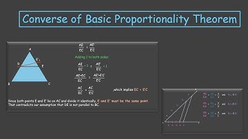 Converse of Basic Proportionality Theorem | Similar Triangles| TG Grade 10 | Math | Khan Academy