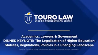 Keynote: The Legalization of Higher Ed.: Statues, Regulations, Policies in a Changing Landscape