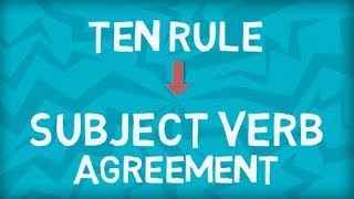 Subject Verb Agreement | Ten Important Rules | Part 3