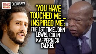 'You have touched me...inspired me': The 1st time John Lewis, Colin Kaepernick talked