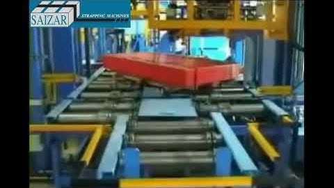 Transversal and longitudinal strapping for sheet packages