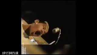 Orang bencong terkejut ngedengar petasan