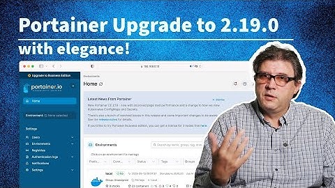 Portainer Upgrade to 2.19.0