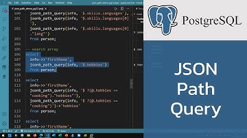 สอน PostgreSQL 12: การดึงข้อมูลด้วย JSON Path: jsonb_path_query()