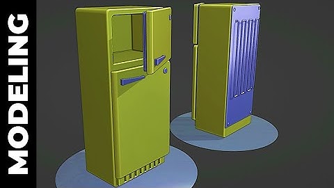 BLENDER: REFRIGERATOR EXTERIOR