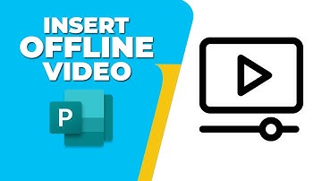 How to insert offline video in Publisher
