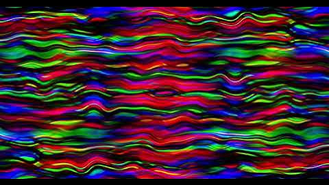 Abstract colorful twisted lines animation. Multicolor liquid background.