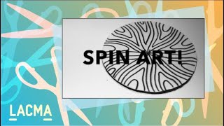 Make Art @ Home | Spin Art Activity