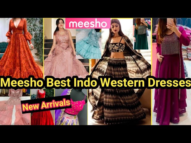 Indo Western Online | Buy Red Indo Western Dress