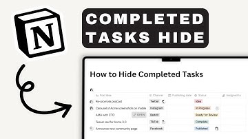 How to Hide Completed Tasks in Notion | Notion Tutorial (2025)