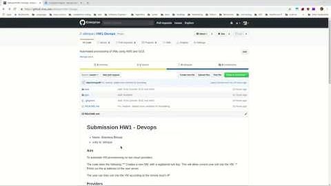 Devops-HW1 Screencast