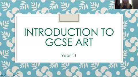 Introduction to GCSE Art Year 11