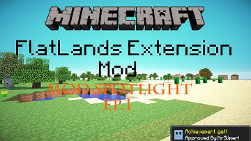 Minecraft Mods | EP.1 | Flatlands Extension Mod | Sooo Flat