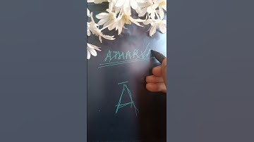 Atharva 💗 name logo 📛___ Calligraphy #ytshorts
