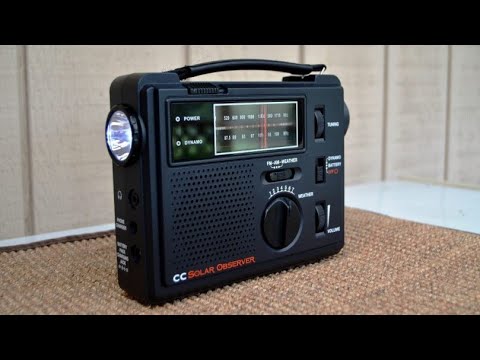 Vintage cuatro bandas Sony portátil AM FM Weather TV Radio Modelo ICF 36  Old Pocket Traveling Radios