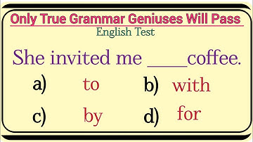 Mixed Grammar Test ✨ Only True Grammar Geniuses Will Pass 
