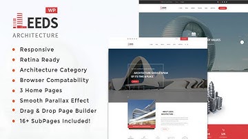 Leeds - Architecture, Interior and Design WordPress Theme | Themeforest Website Templates and Themes