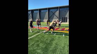 Half Kneeling 3 Step Acceleration - Hands on Head