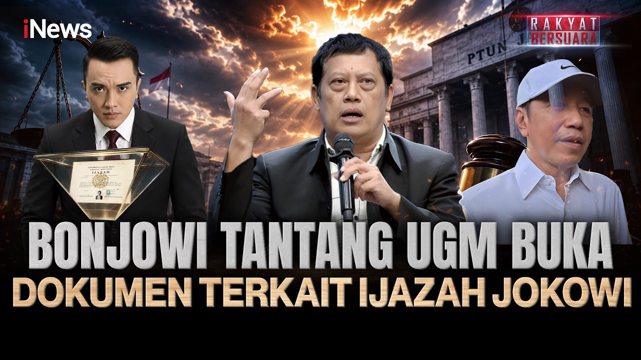 Bonjowi Minta Dokumen Terkait Ijazah Jokowi, UGM Berani… — Transcript