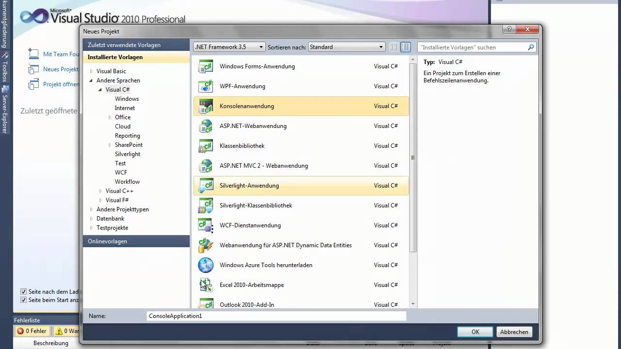 C# Tutorial #G001: Hallo Welt [Deutsch] - YouTube