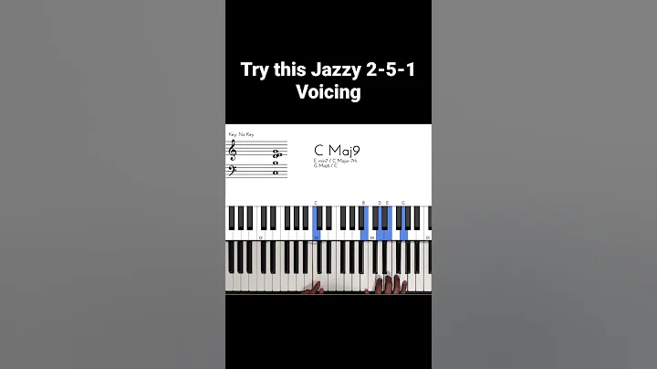 Try this Jazzy 2-5-1 Voicing!