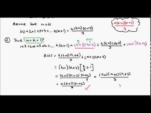 Proving Σn(n+2)/3 using Mathematical Induction
