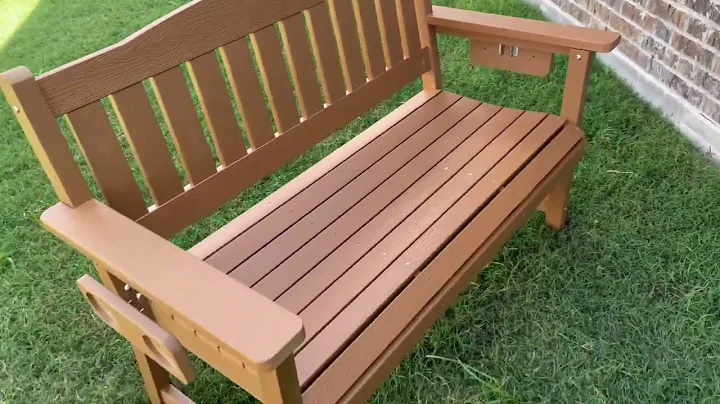 Sunnibety 2 Person HIPS Outdoor Bench, Weatherproof Garden Bench Review, A perfect addition