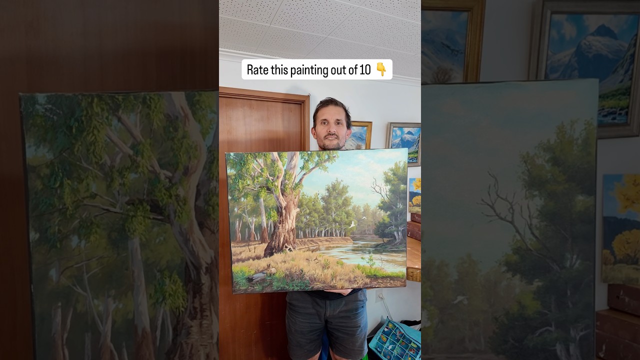 A Landscape Painting I Created 10 Years Ago 