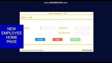 2- CPS (Admins) - Create Employee