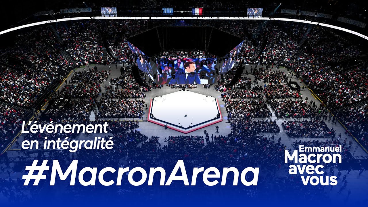 EN DIRECT | Emmanuel Macron avec vous à Paris La Défense Arena.