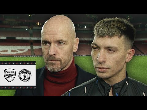 Ten Hag and Martinez React | Arsenal 3-2 Man Utd