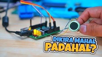 Kunci Sepeda Motor Canggih Sidik Jari Arduino VLOG310