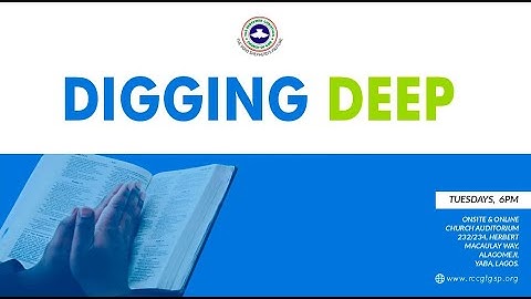 Digging Deep Service | 4th oct, 2022 | Ministering Pastor Doyin Jibodu