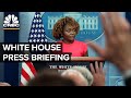 LIVE: White House press secretary Karine Jean-Pierre holds a briefing with reporters — 10/23/23