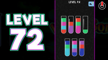 Water Color Sort Level 72 Solution