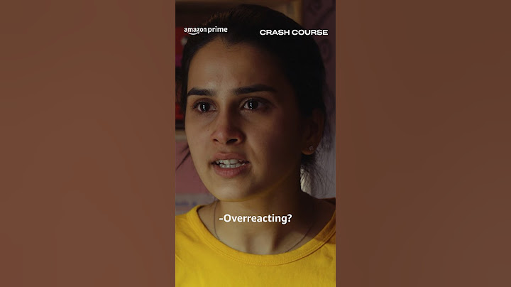 A Bitter Argument 💔 | Crash Course | #primevideoindia