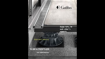 Tile pedestal paver support system#tile #support