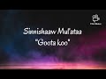 Sinishaw Muleta- Goota koo: New Oromo music lyric video Mp3 Song