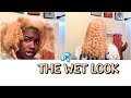 watch me do "The Wet Look" on my natural bleached hair